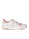 GUCCI MAC CREAM/PINK SNEAKERS