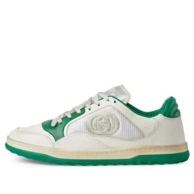 Gucci Mac80 Embroidered Sneakers 'white Green'