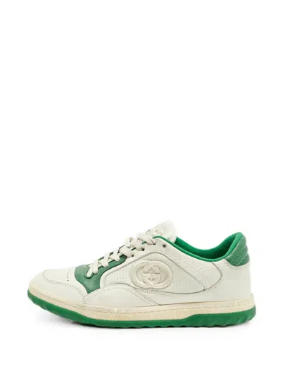 Pre-owned Gucci Mac80 Lace-up Sneakers In Neutral