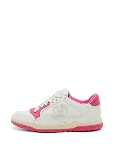 Pre-owned Gucci Mac80 Lace-up Sneakers In White