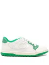 Gucci Mac80 Leather Sneakers In White