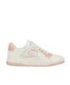 Gucci 31mm Mac 80 Leather Sneakers In White