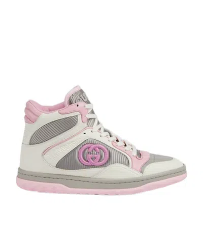 Gucci Mac80 Panelled Sneakers In Gray