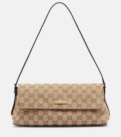 Gucci Madison Medium Gg Canvas Shoulder Bag In Brown