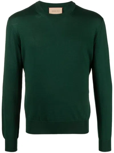 Gucci T-shirt With Logo In Green