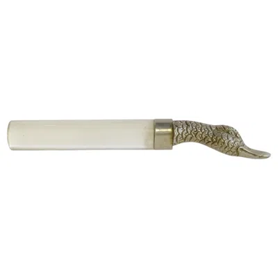 Pre-owned Gucci Magnifying Reading Glass With A Duck Head Attributed To , Italy 1970s In Sand