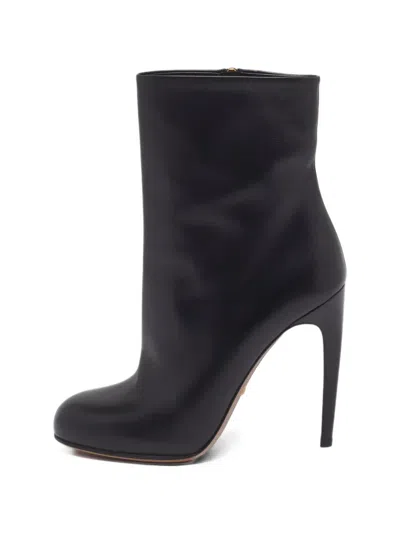 Pre-owned Gucci Malaga Ankle Boots In Black