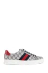 Gucci Ace Sneakers With Web In Beige