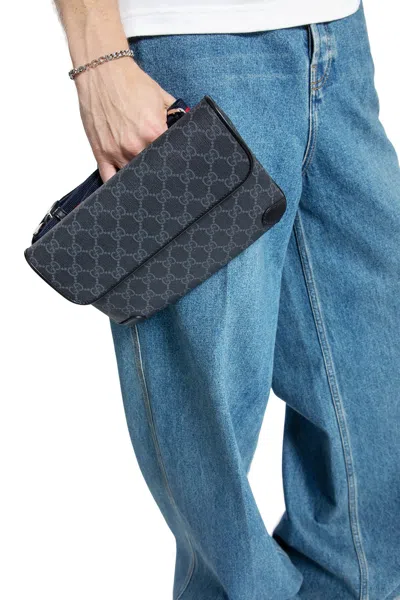 Gucci Man Black Fanny Packs