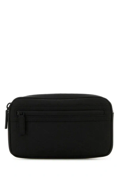 Gucci Man Black Leather Belt Bag