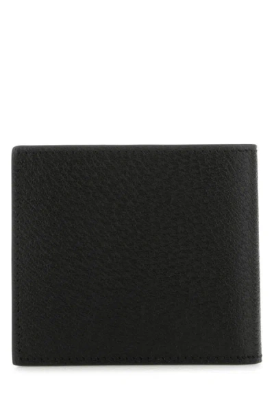 Gucci Man Black Leather Gg Marmont Wallet