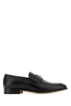 GUCCI GUCCI MAN BLACK LEATHER LOAFERS