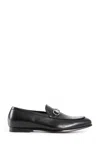 Gucci Horsebit Calf Hair Loafers In Black
