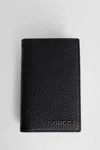 GUCCI MAN BLACK WALLETS & CARDHOLDERS