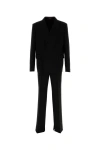 Gucci Wool Suit Double-breasted Design Structured Shoulders In Black