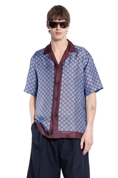Gucci Man Blue Shirts
