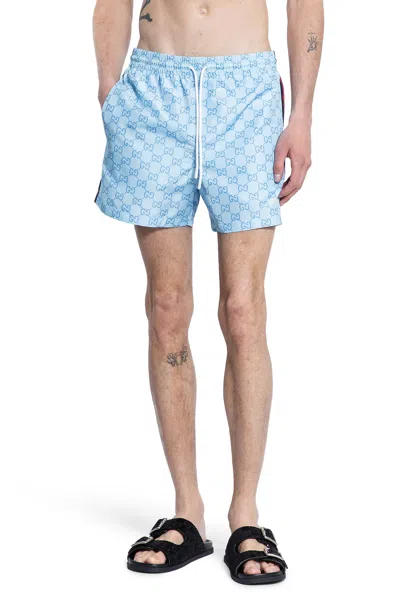 Gucci Man Blue Swimwear