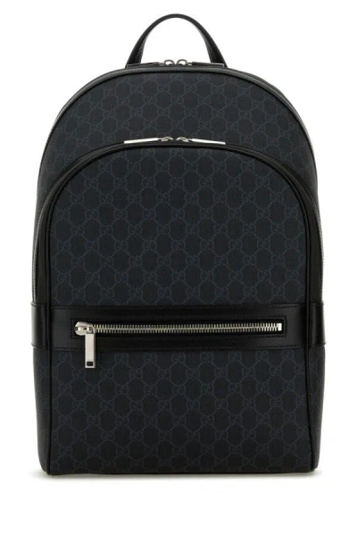 Gucci Man Gg Supreme Fabric Backpack In Multicolor