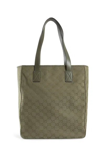 Gucci Man Green Tote Bags