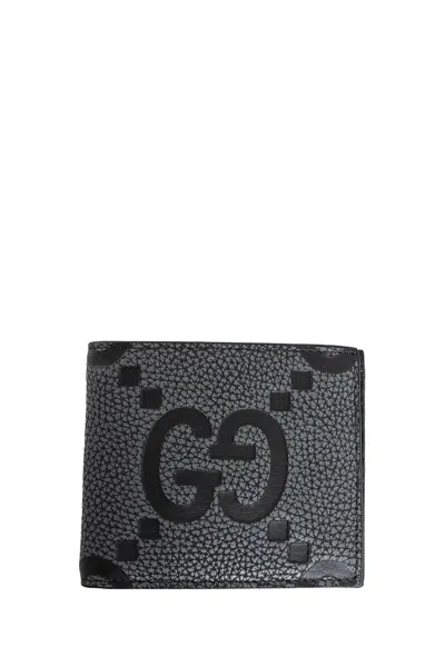 Gucci Man Grey Wallets & Cardholders In Black