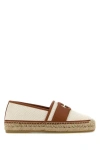 Gucci Beige Cotton And Linen Espadrilles For Men In White