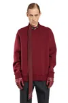 Gucci Mens Rosso Ancora White M Rosso Ancora Crewneck Stretch-jersey Sweatshirt In Red