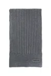Gucci Knitted Wool Scarf In Gray