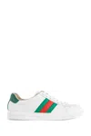 Gucci Ace Sneakers With Web Detail In White