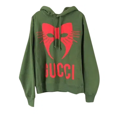 Pre-owned Gucci Manifesto Oversize Sweatshirt 'green' | Men's Size M
