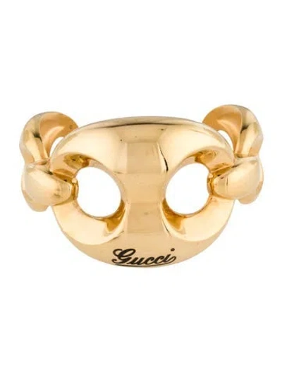 Pre-owned Gucci Marina Chain Cuff Bracelet, 6.25" In Multi