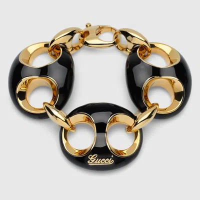 Gucci Marina Chain Enamel Bracelet