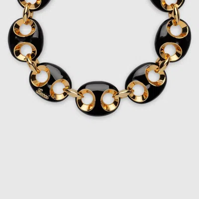 Gucci Marina Chain Enamel Necklace
