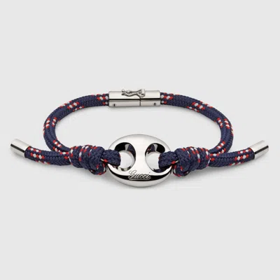 Gucci Marina Chain Fabric Bracelet