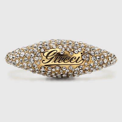 Gucci Marina Chain Multi-ring In Gold-toned Metal