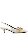 Gucci Marina Patent Leather Pumps In Neutrals