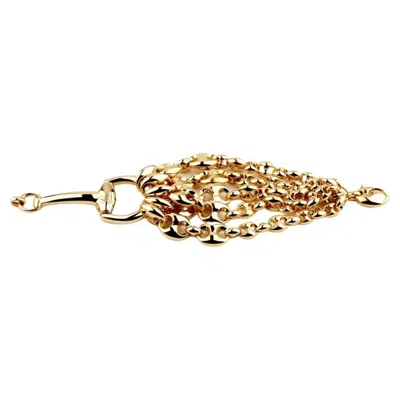 Pre-owned Gucci Marina Link 18k Yellow Gold Bracelet