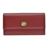 GUCCI GUCCI MARINA RED LEATHER WALLET  (PRE-OWNED)
