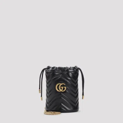 Gucci Marmont 2.0 Gg Mini Bag In Nero