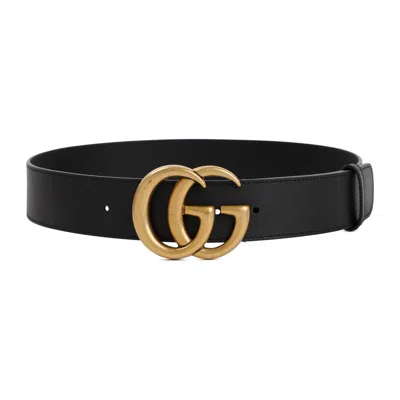 Gucci Marmont Belt 4cm Women In Black