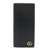 GUCCI GUCCI MARMONT BLACK LEATHER WALLET  (PRE-OWNED)