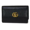 GUCCI GUCCI MARMONT BLACK LEATHER WALLET  (PRE-OWNED)