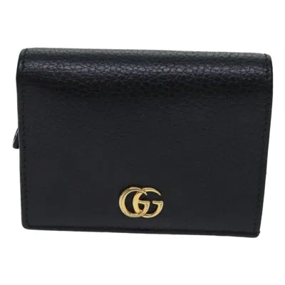 Gucci Marmont Black Leather Wallet  ()