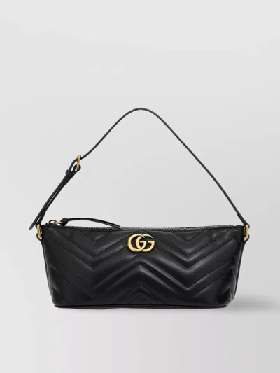 Gucci Gg Marmont Shoulder Bag In Black