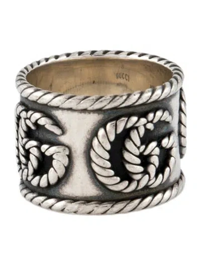 Pre-owned Gucci Marmont Extra Wide Band In Multi