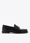 Gucci Marmont Gg Leather Loafers In Black