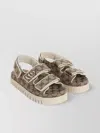 Gucci Marmont Gg Sandals With Chunky Rubber Outsole