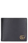 GUCCI GUCCI MARMONT LEATHER FLAP-OVER WALLET