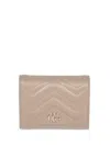 Gucci Multicolor Calf Leather Bos Taurus Wallet In Neutral