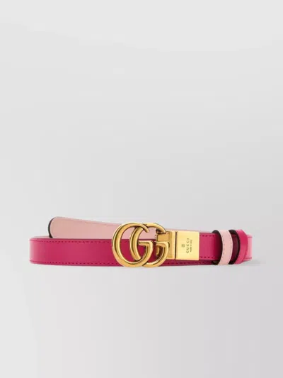 Gucci Marmont Reversible Gg Leather Belt