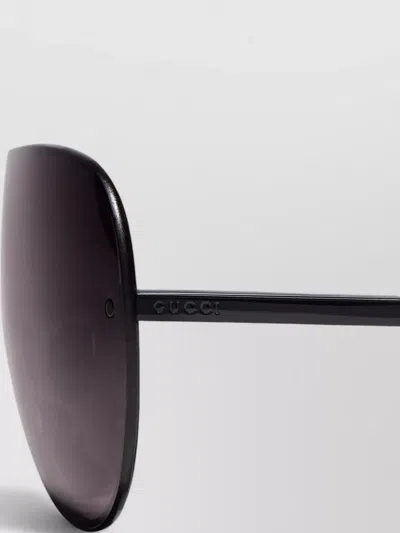 Gucci Mask Frame Sunglasses In Purple